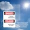Signmission Sodium Hypochlorite-Hipoclorito De Sodio Danger Sign, Plastic, 7in W x 10in L, 2PK OS-2PACK-DS-P-710-VS-2042 - alternate 3